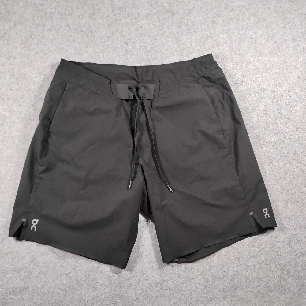 On Running Men's Black Hybrid Shorts Size XL Athletic Gym Training Running